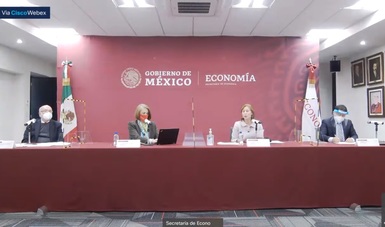 ​​​​​​​Mensaje de la secretaria de Economía, Tatiana Clouthier Carrillo, en reunión con reporteros de la fuente